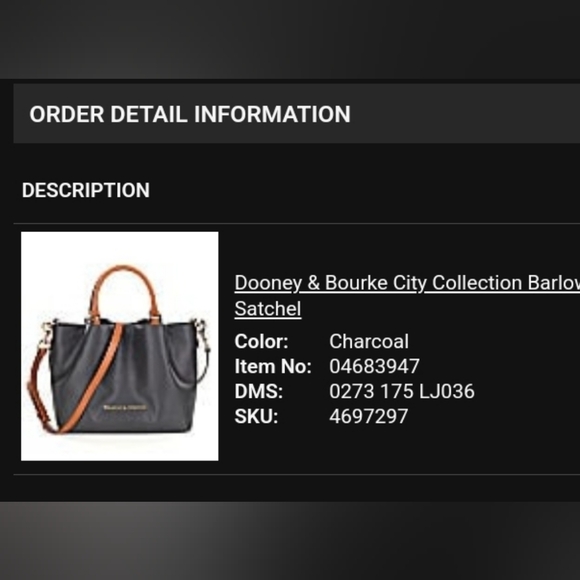 Dooney & Burke Satchel - Picture 5 of 8